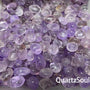 Premium wholesale Amethyst tumbled stones in purple and clear varieties for crystal suppliers
