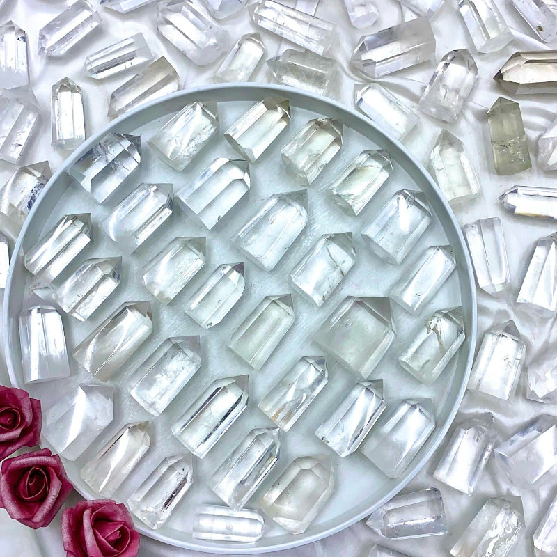 Premium clear quartz crystal tower for wholesale crystal suppliers