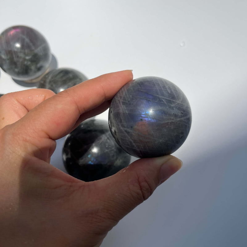 Collection of Wholesale Labradorite Crystal Spheres