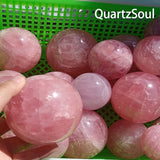 Premium wholesale rose quartz sphere for crystal retailers