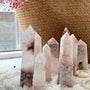 Natural Angel Flower Agate crystal with unique flower patterns for spiritual healing and emotional balance