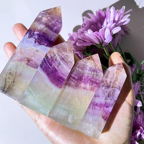 Natural Dendrite Fluorite Crystal with Branching Patterns