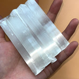 Pure Natural Selenite Crystal Tower for Energy Cleansing and Healing