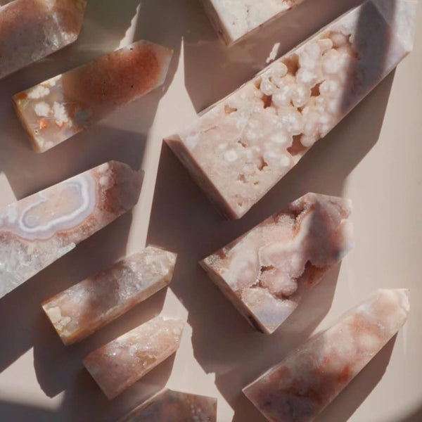Close-up view of Pink Amethyst crystal showing vibrant pink hues and clarity