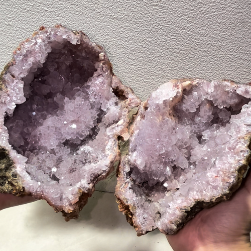 Premium Pink Amethyst Geode Wholesale Crystal Specimen