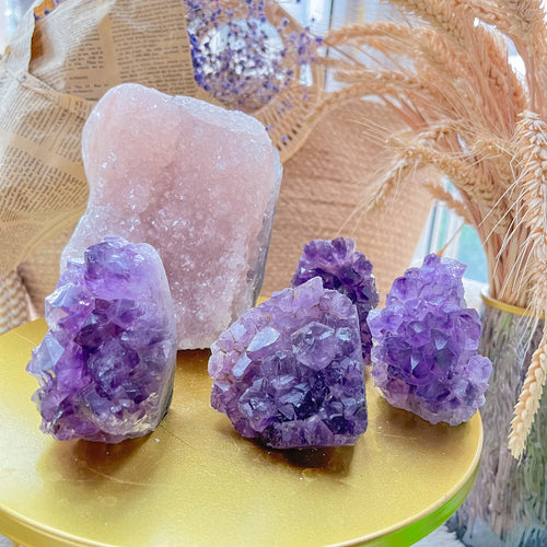 Premium Natural Amethyst Agate Crystal Cluster Wholesale