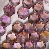 Natural Ametrine Crystal with Purple Amethyst and Golden Citrine Zones