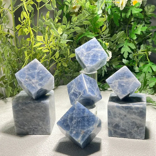 Blue Kyanite Crystal Square Carving | Retail & Wholesale