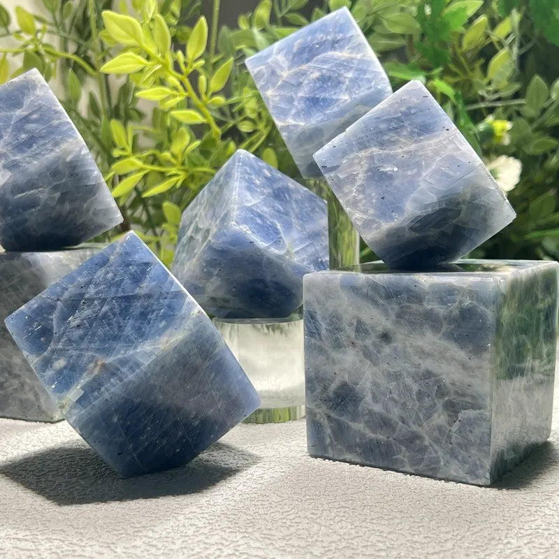 Blue Kyanite Crystal Square Carving | Retail & Wholesale