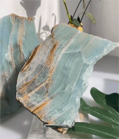 Blue Onyx Slab Wholesale Crystals