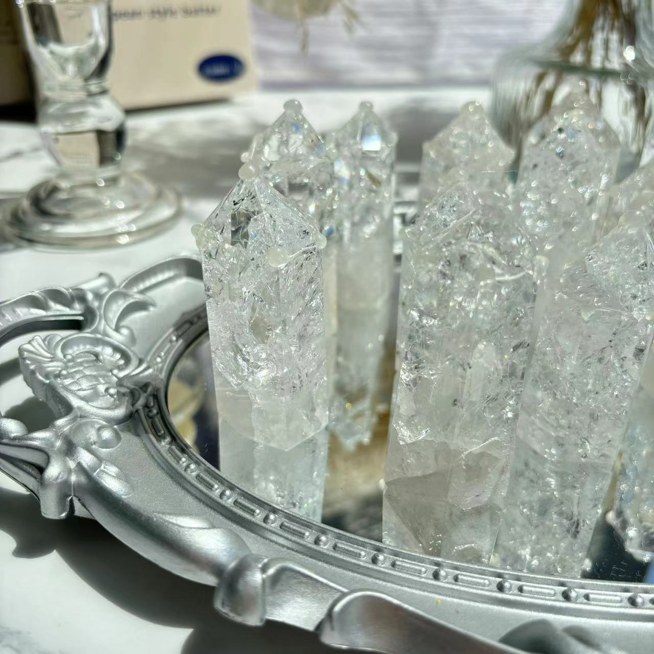 Clear Quartz Tower Wholesale