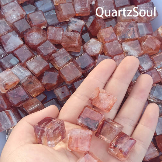 Premium Fire Quartz cube for crystal wholesale suppliers