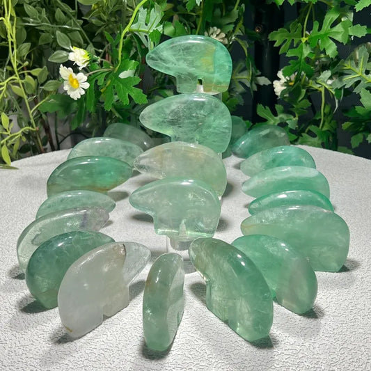 Fluorite Carved Bear