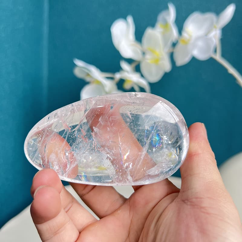 White Smoky Quartz Free Form Crystal for Healing and Energy