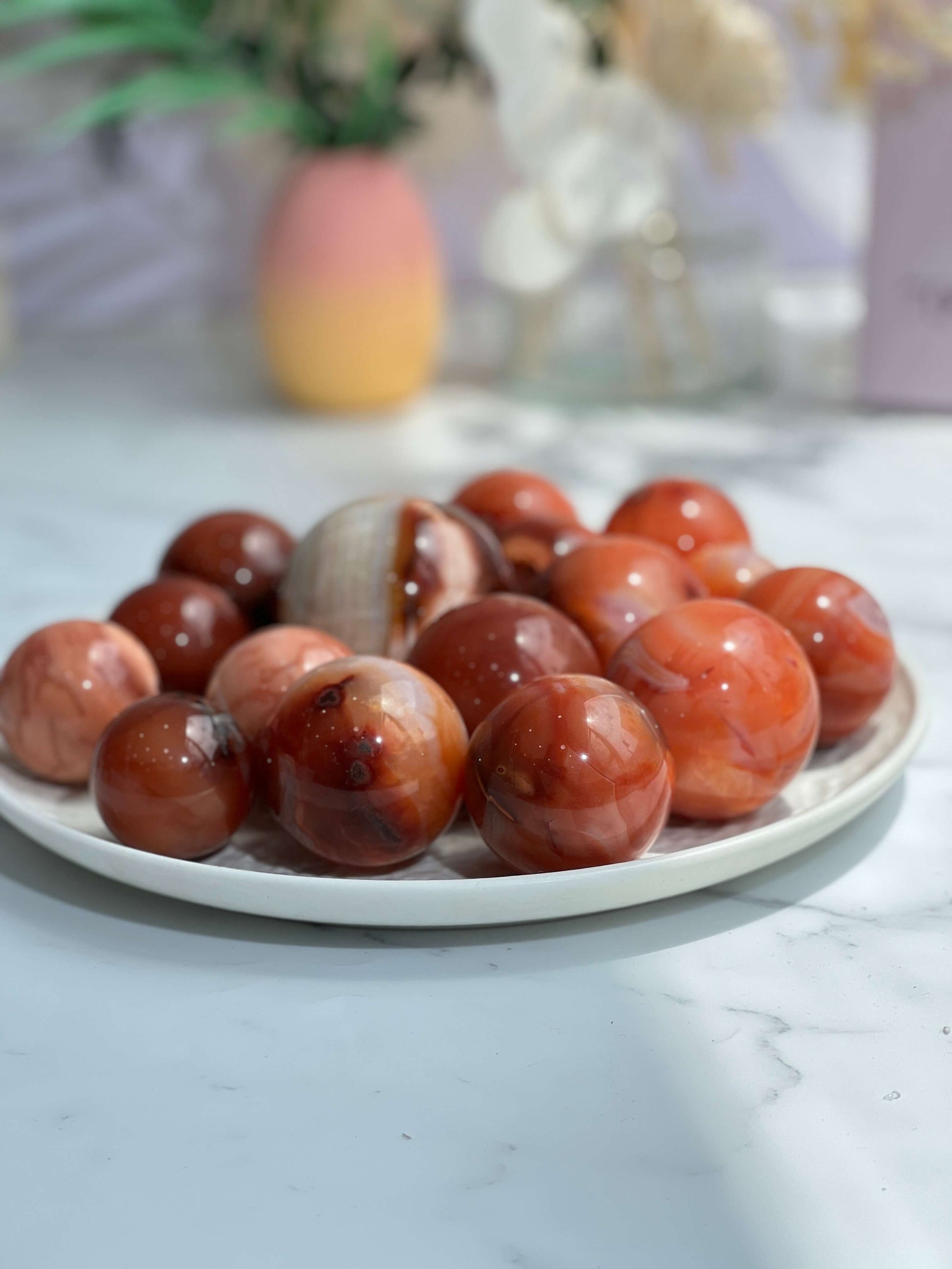 RED AGATE SPHERE