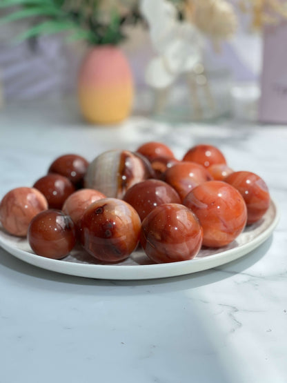 RED AGATE SPHERE