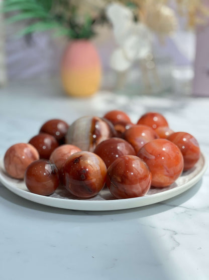 RED AGATE SPHERE