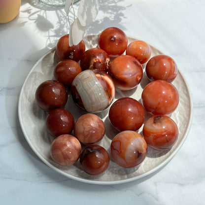 RED AGATE SPHERE