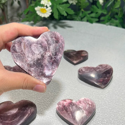 Lepidolite Heart (Retail & Wholesale)