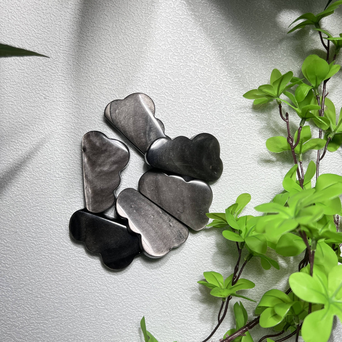 Natural Black Obsidian Carved Clouds – Wholesale