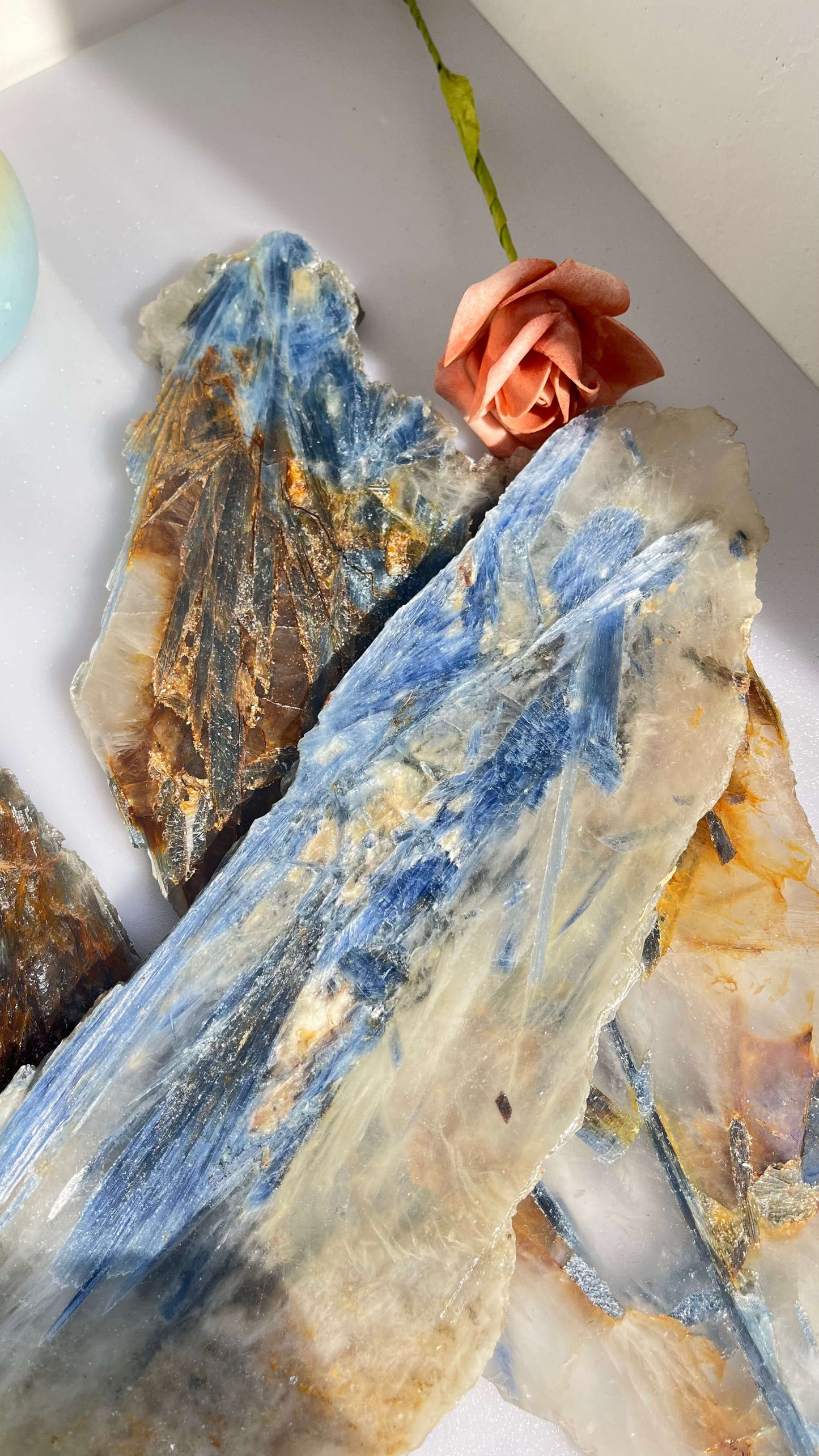 Natural Kyanite Slab Wholesale Crystals