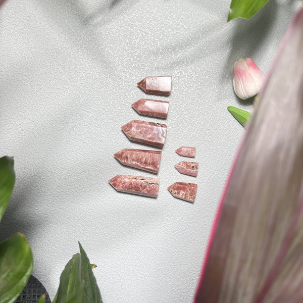 Natural Mini Rhodochrosite Tower