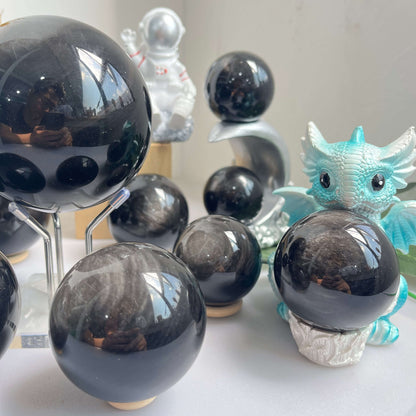 Obsidian Sphere Natural Crystal Wholesale