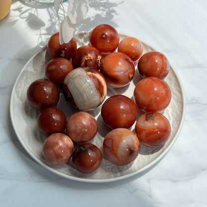 RED AGATE SPHERE