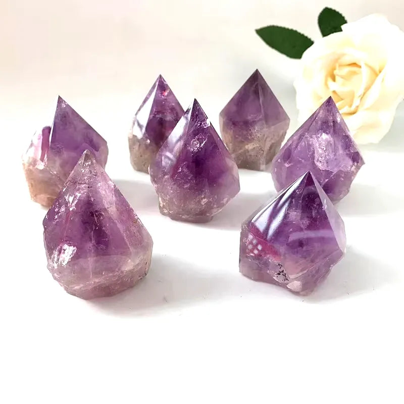 Rough Amethyst Points | Healing Crystal Tower | Retail & Wholesale