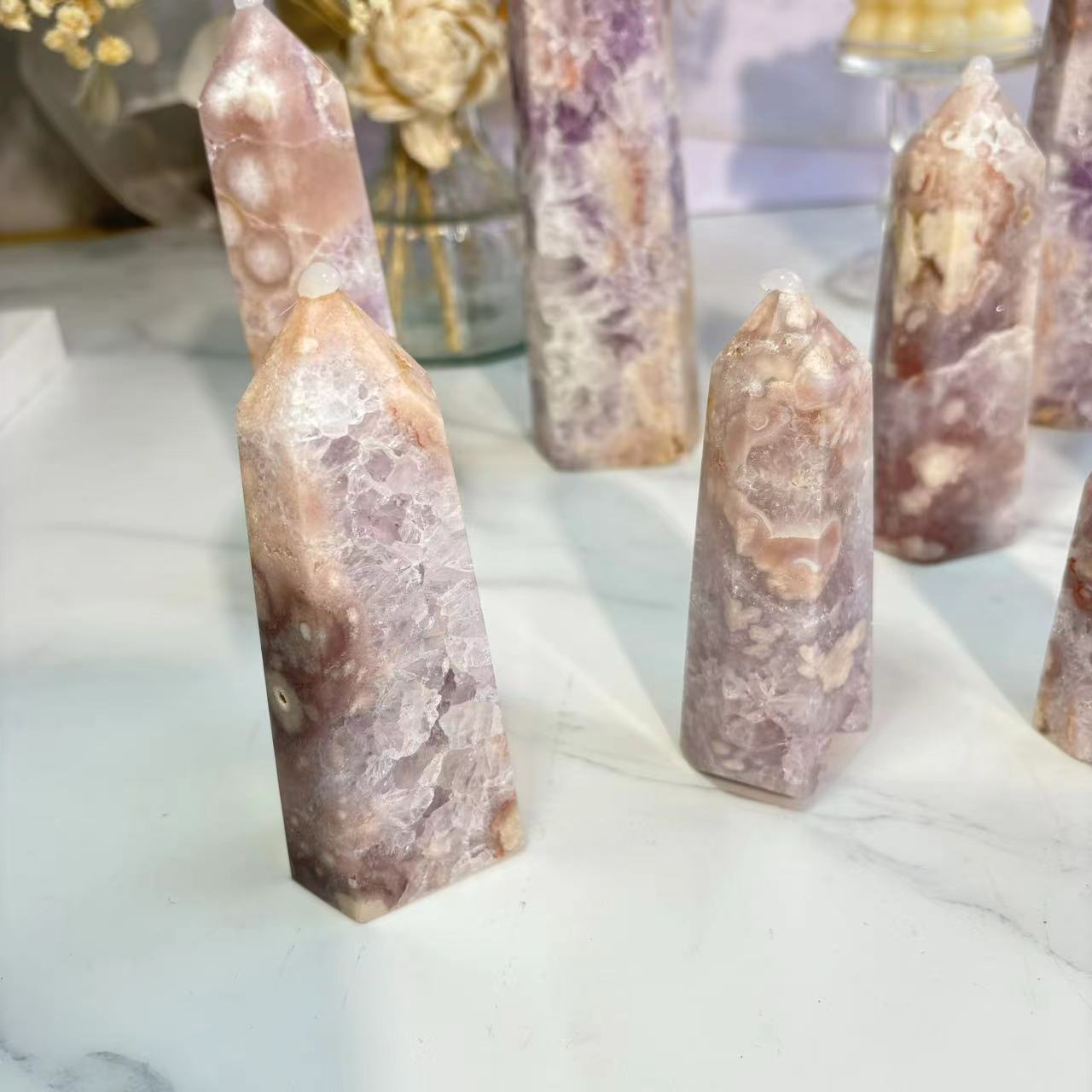 Sakura Agate Tower Wholesale