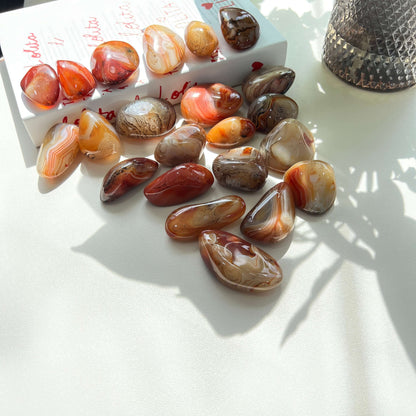 Sardonyx Palm Stone