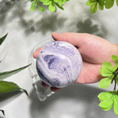 Violet malachite spheres wholesale