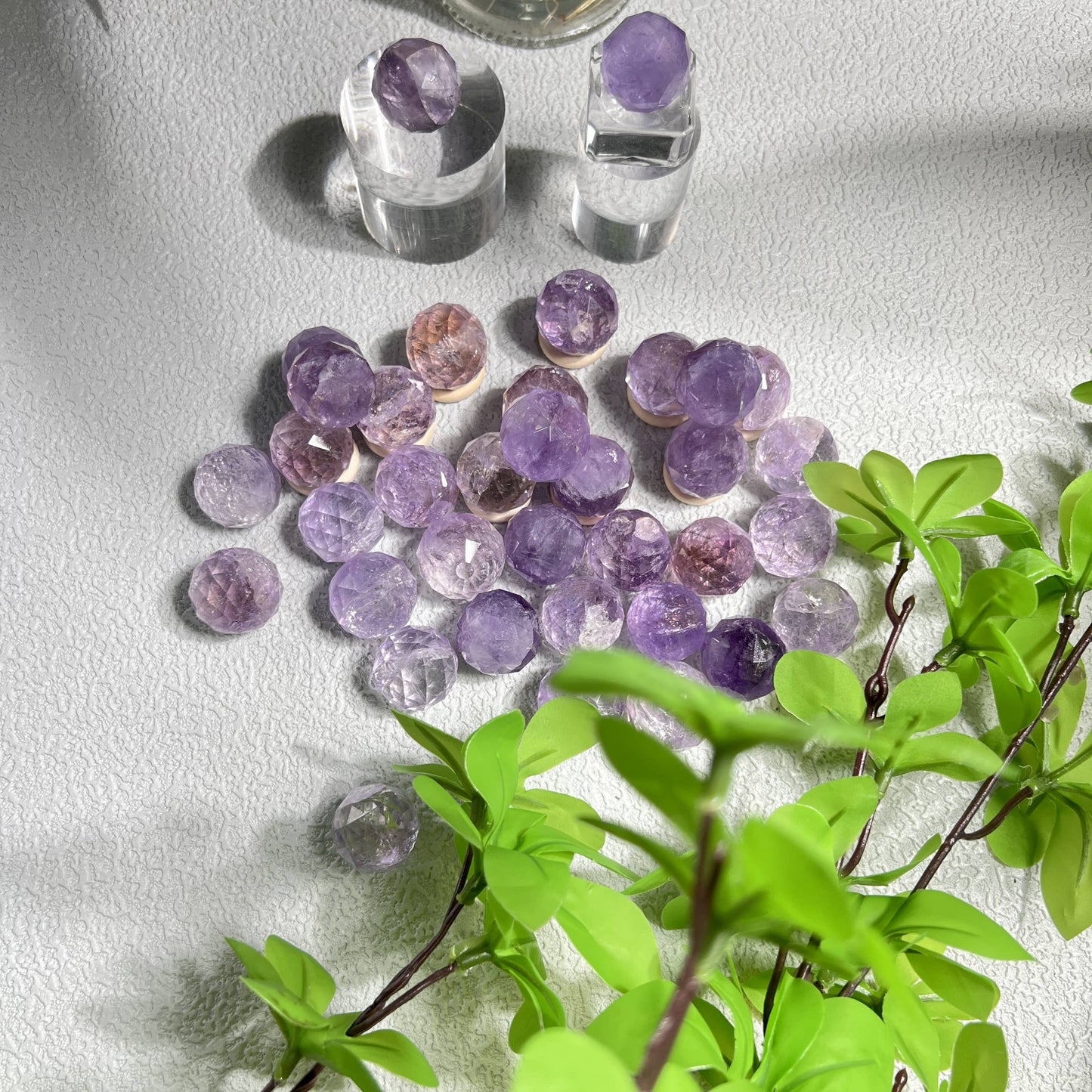 Wholesale Natural Amethyst Ball Shape Briolette Cut