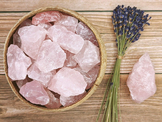 Raw Rose Quartz