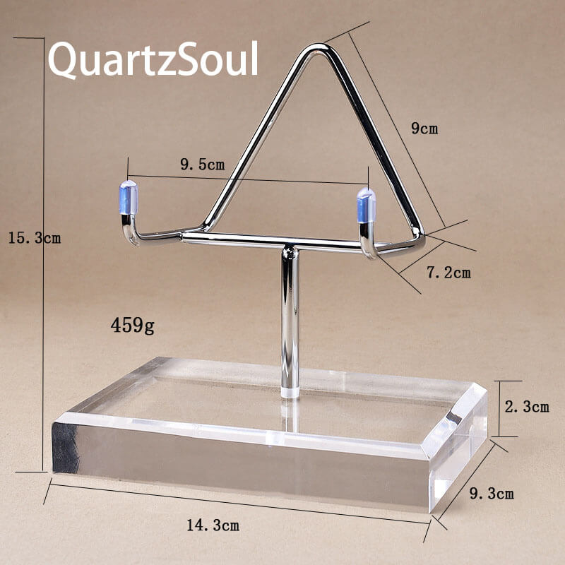 Crystal Ball Display Stand - Acrylic & Wooden Sphere Holder
