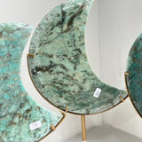 Amazonite Crystal Moon Display Wholesale Healing Stones