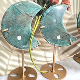 Blue-Green Amazonite Moon Crystal for Healing