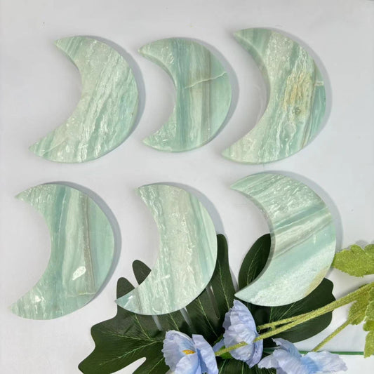 Natural Amazonite Moon Gemstone Wholesale Crystal Healing Stones