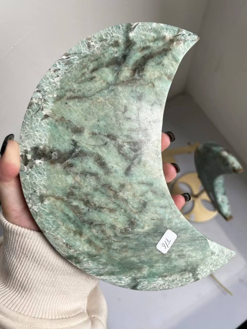 Natural Amazonite Moon Crystal Healing Stones Wholesale Energy Work