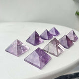 Amethyst Pyramid Side View for Bulk Orders