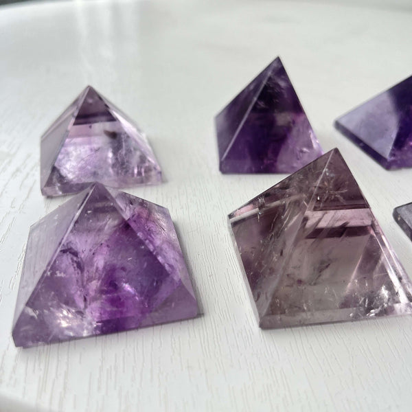 Natural Amethyst Crystal Pyramid Wholesale