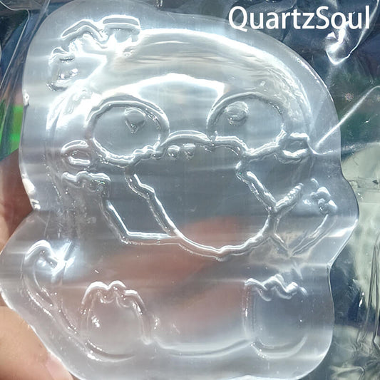 Unique Angry Birds Shape Selenite Crystal For Wholesale Crystal Suppliers and Retailers