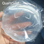 Wholesale angry little boy selenite crystal carving front view