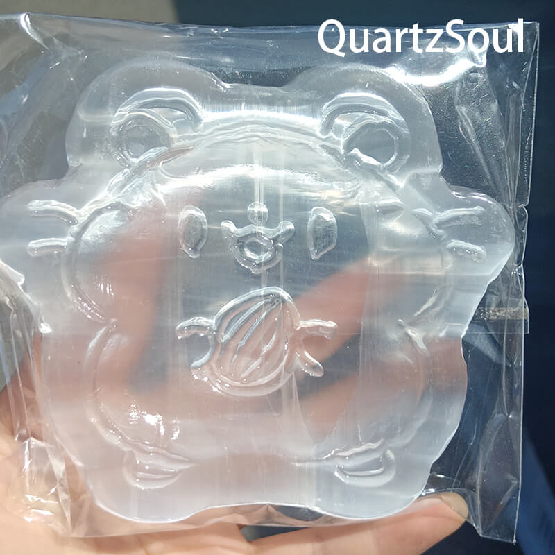 Baby Mouse Selenite Crystal Carving Wholesale Bulk