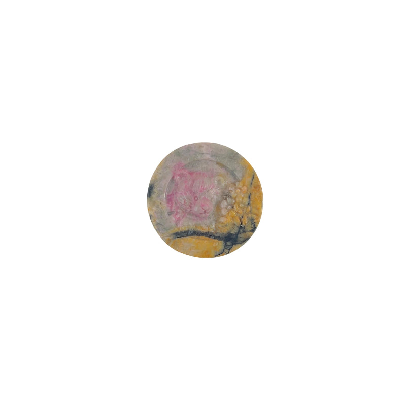 Bear Shape Rhodonite Carved Crystal Healing Stone Wholesale