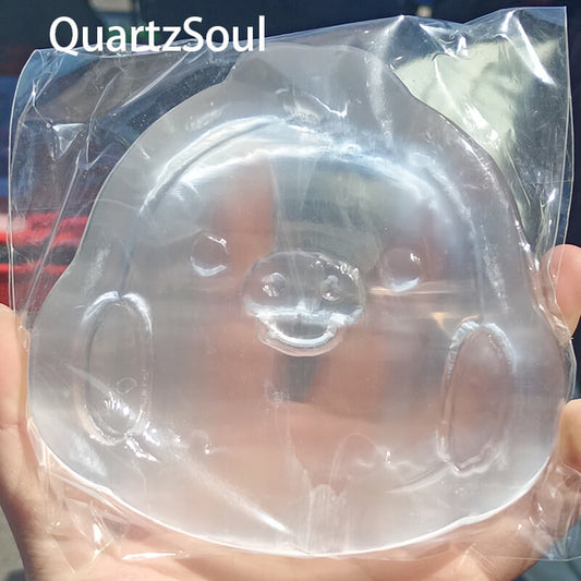 Bird head selenite crystal carving wholesale supplier