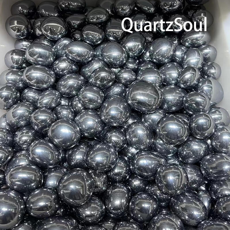 Premium Hematite tumbled stones wholesale crystal supply