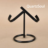 Black Crystal Ball Display Stand for Quartz Spheres and Gemstones