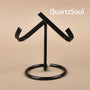 Black Crystal Ball Display Stand for Quartz Spheres and Gemstones