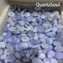 Premium Blue Lace Agate crystals available wholesale by kilogram for retailers and crystal shops